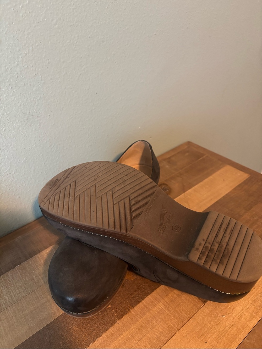 Dansko Women's Mary Jane Clog in Dark Brown Leather - Picture 4 of 4